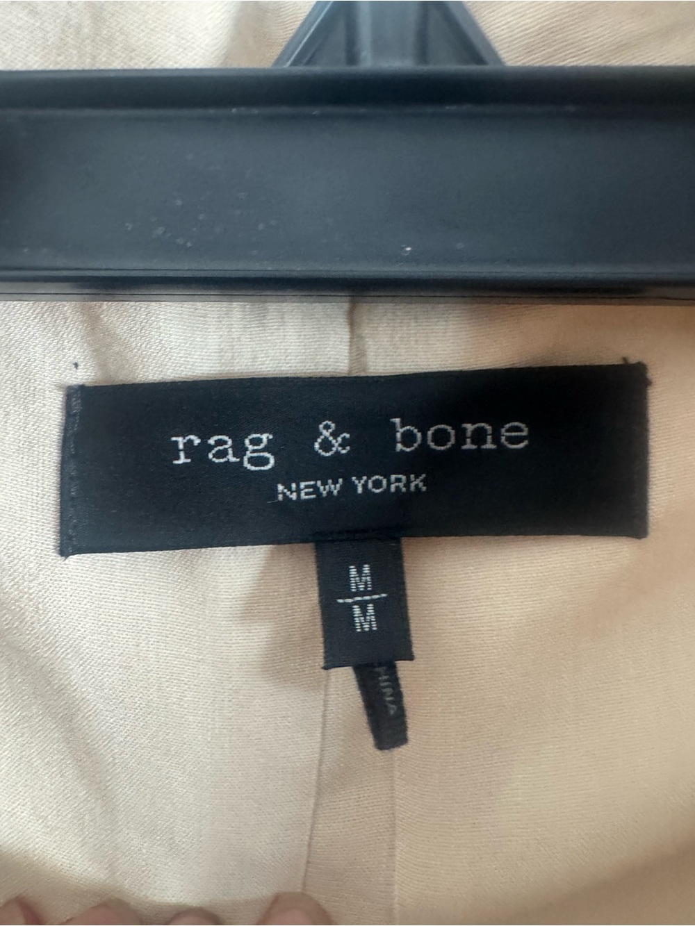 rag & bone Cream-Tan Cropped Utility Jacket - Picture 3 of 4